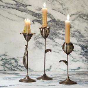 Olivia Floral Candlesticks (Set of 3) by Sarah Sherman Samuel
