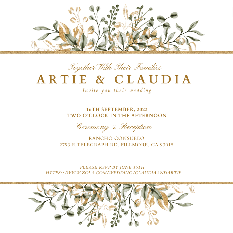 The Wedding Website of Claudia Perez and Artie Pascual