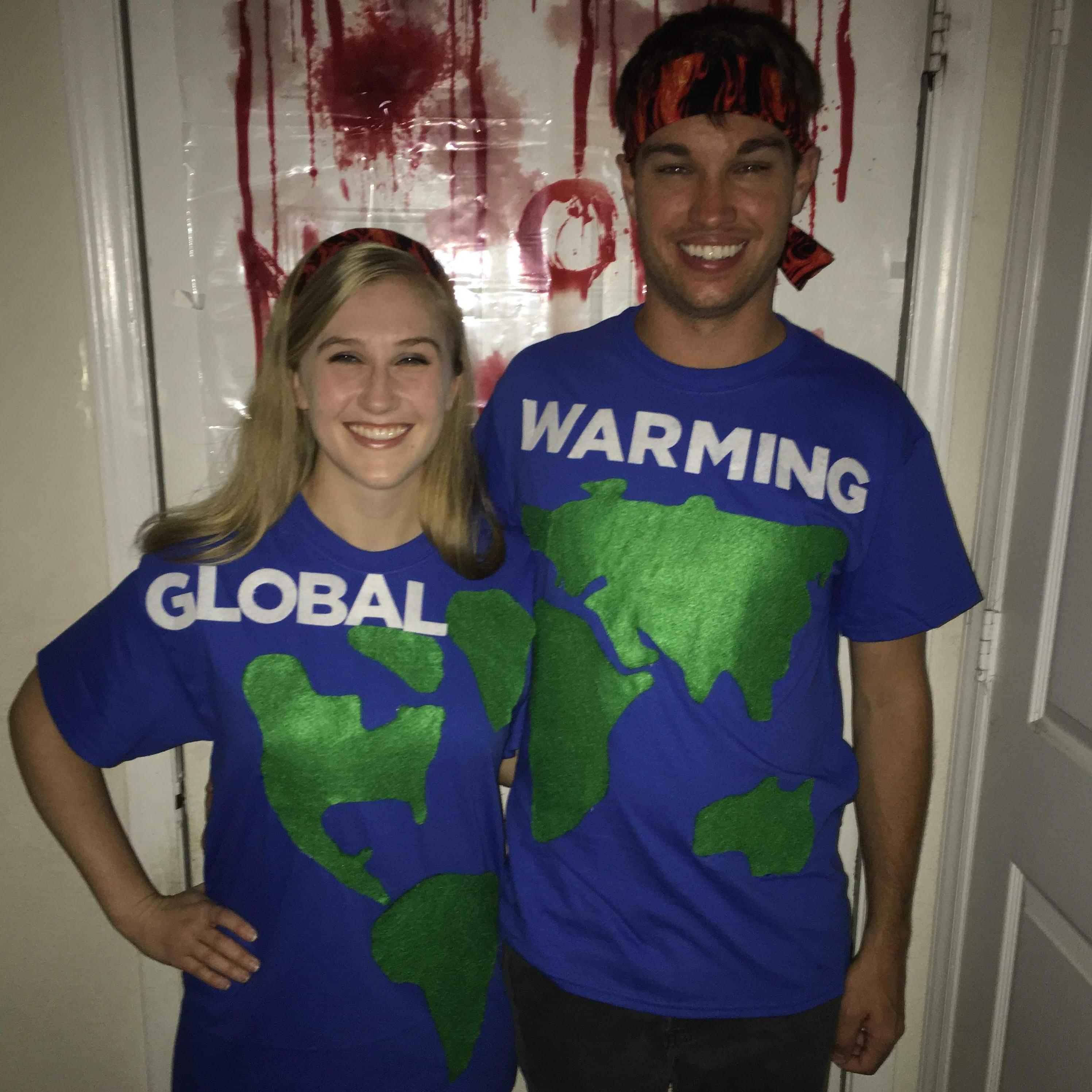 This was the scariest Halloween costume we could think of at the time.
