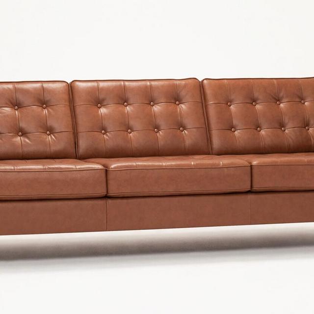 Reverie 92" Sofa - Sahara Leather