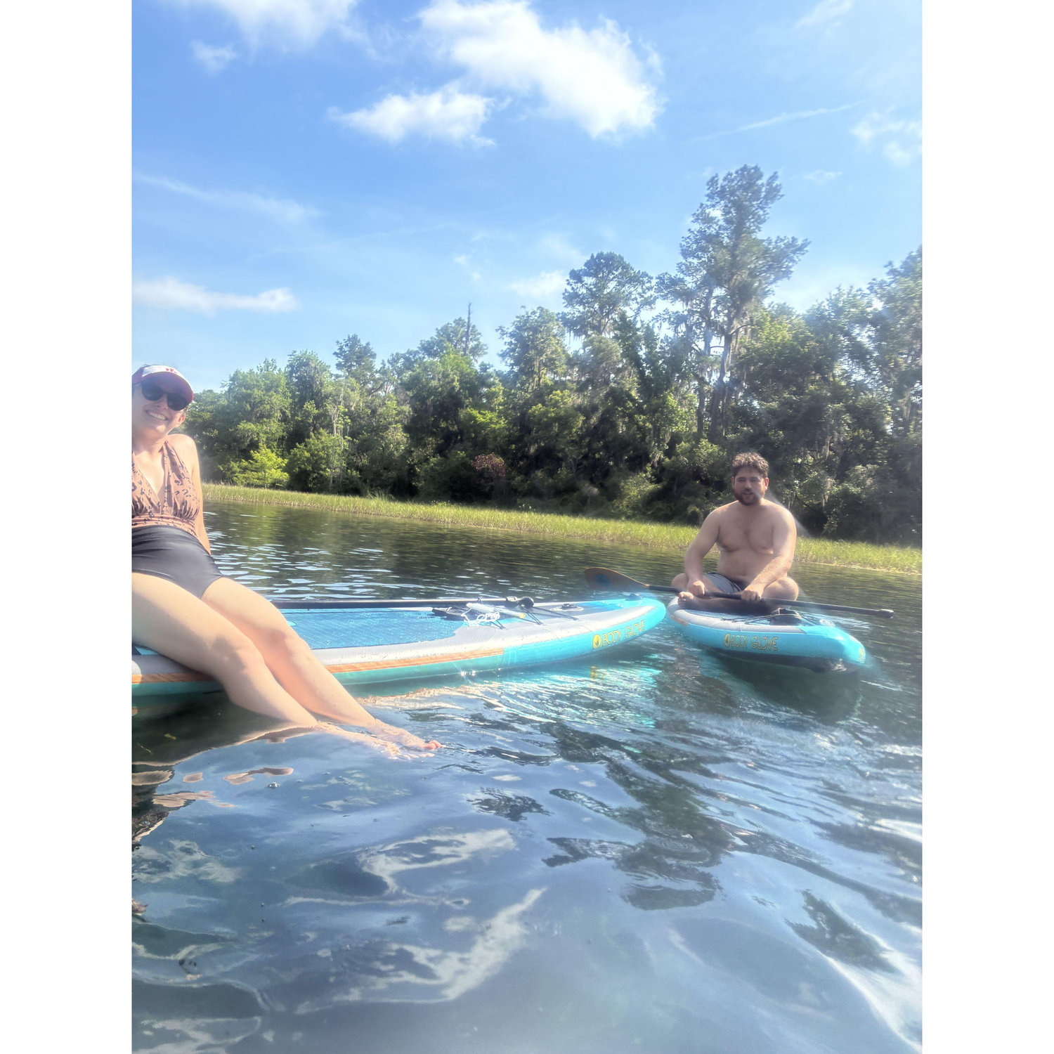 Paddleboarding at Rainbow Springs
