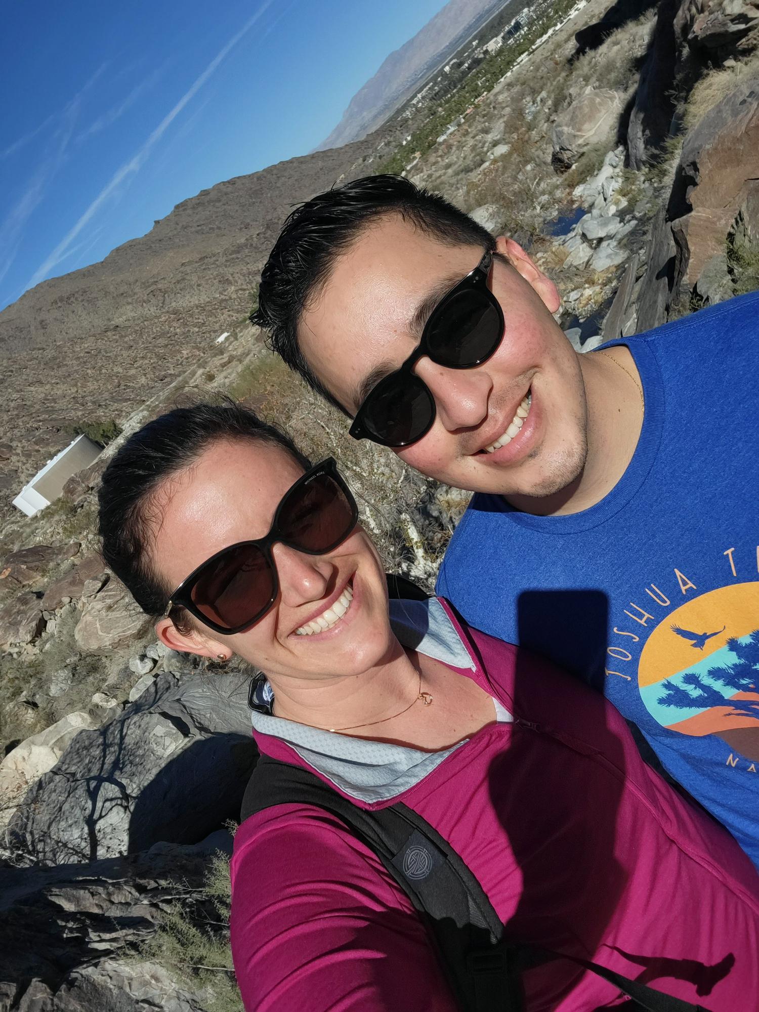 On the trail just outside of Palm Springs, CA.