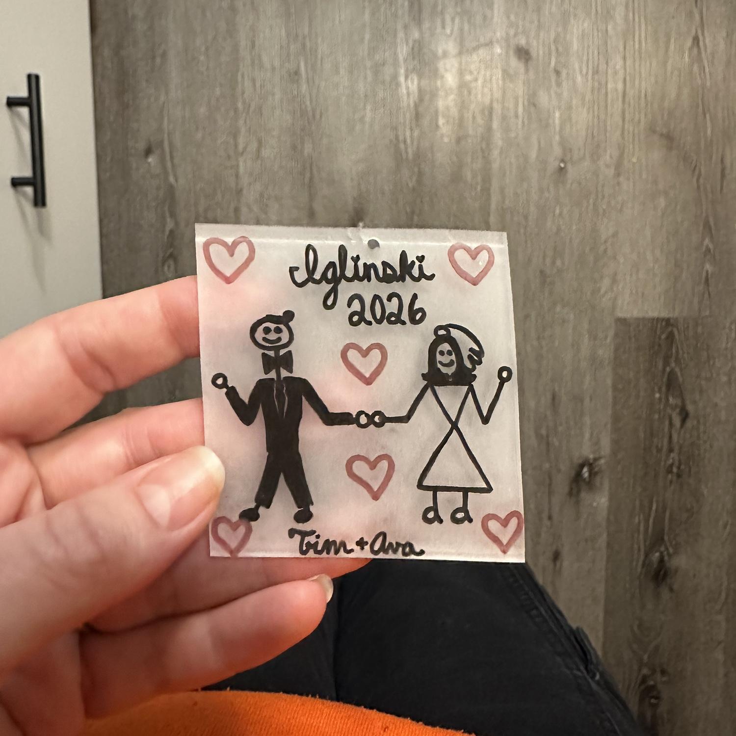 Our first Christmas ornament