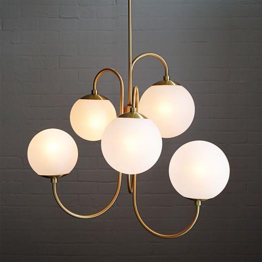 Pelle Chandelier - Gooseneck