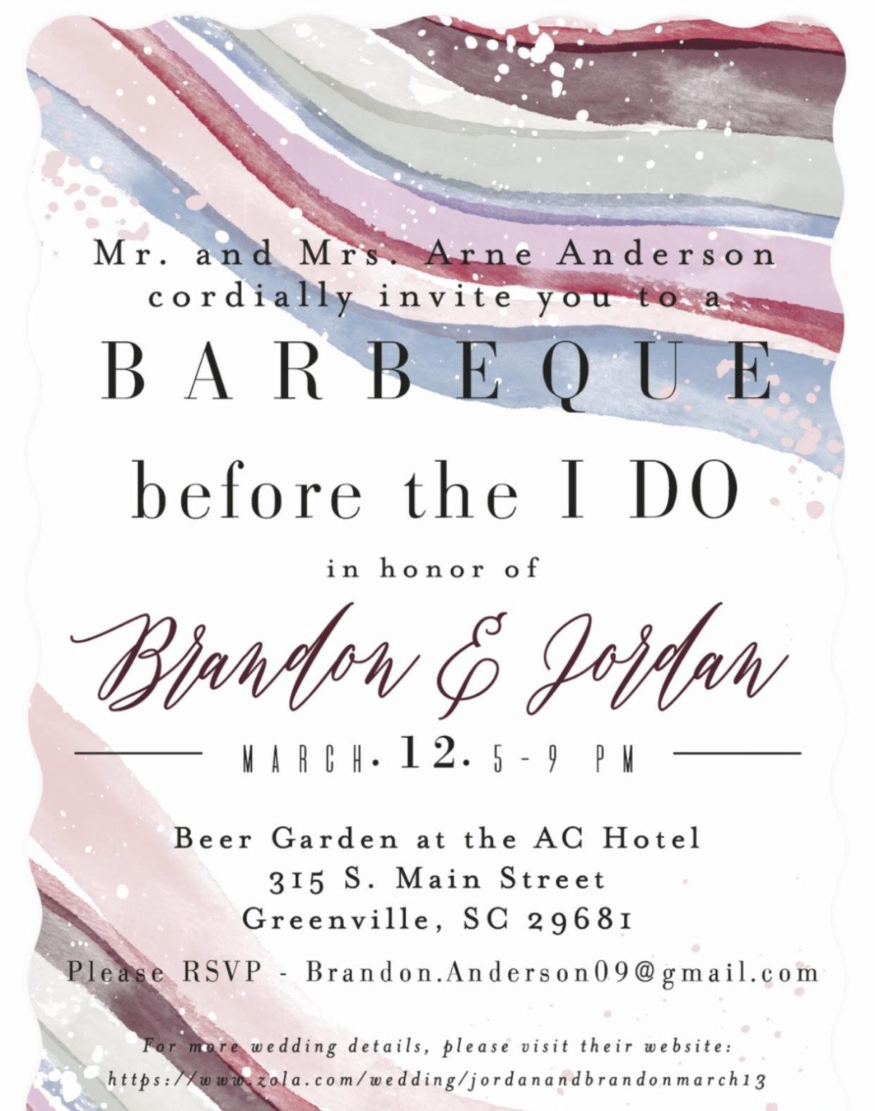The Wedding Website of Jordan Allison and Brandon Anderson