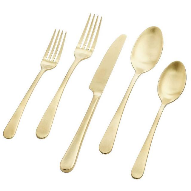 Mason Flatware, Set of 20 - Champagne