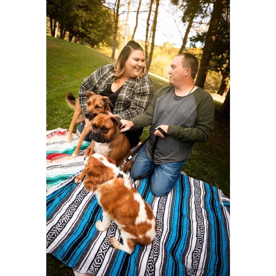 We had to capture a few engagement photos with our pups!