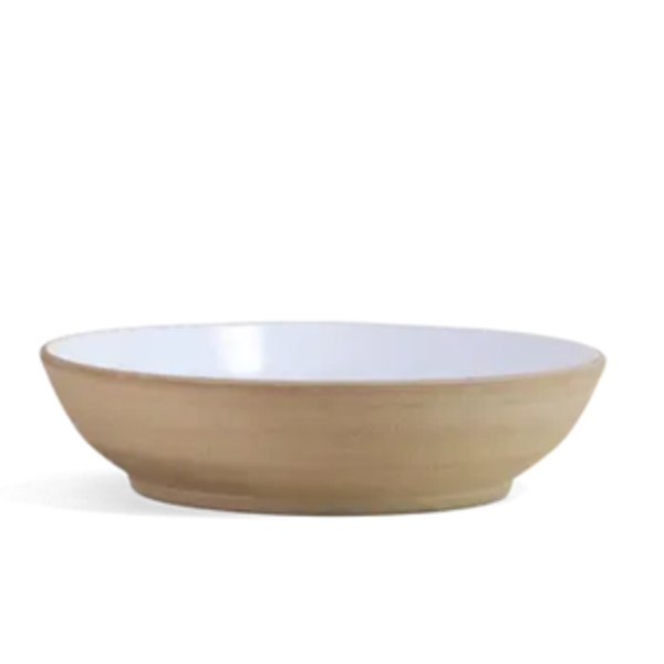 13" Coupe Serving Bowl - Toasted/White