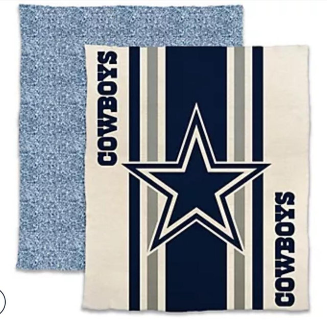 NFL Luxe Dreams 60"x50" Throw Blanket by Logo Brands