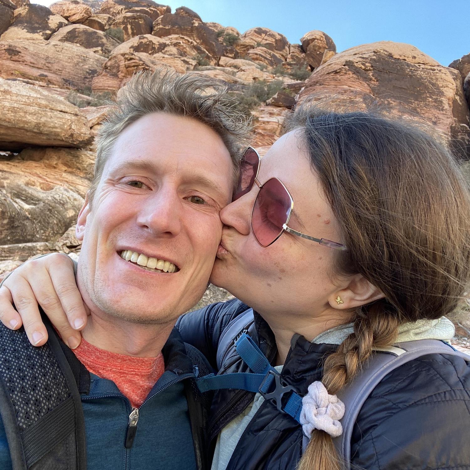 Hiking at Red Rock.
