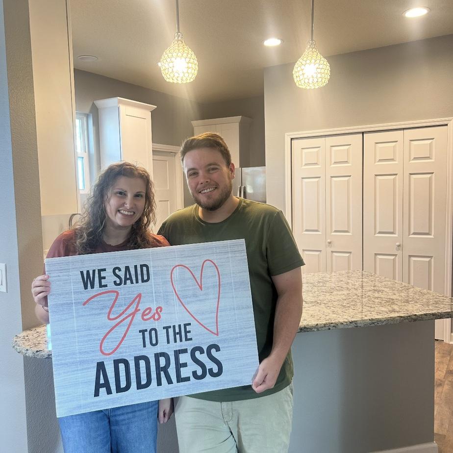 The day we closed on our house (and later that day got engaged)