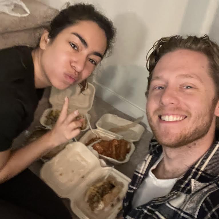 first night in the new house