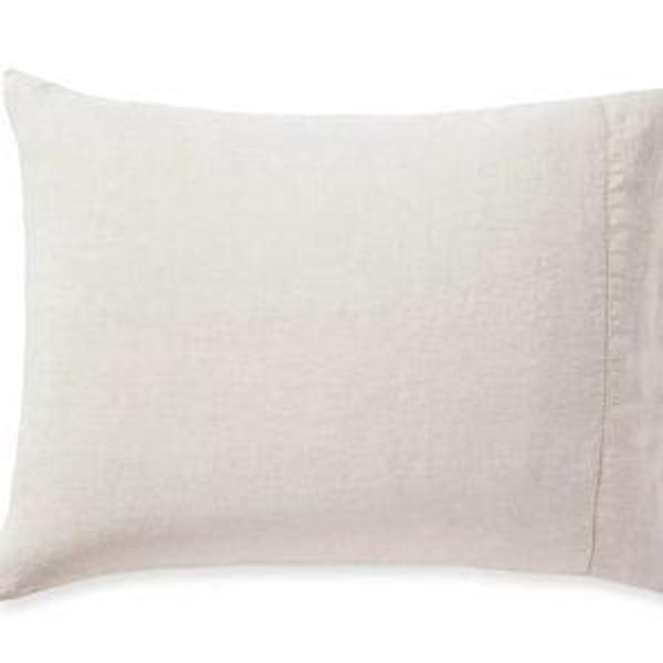 Portofino Linen Pillowcases (Set of 2) - King Flax Chambray