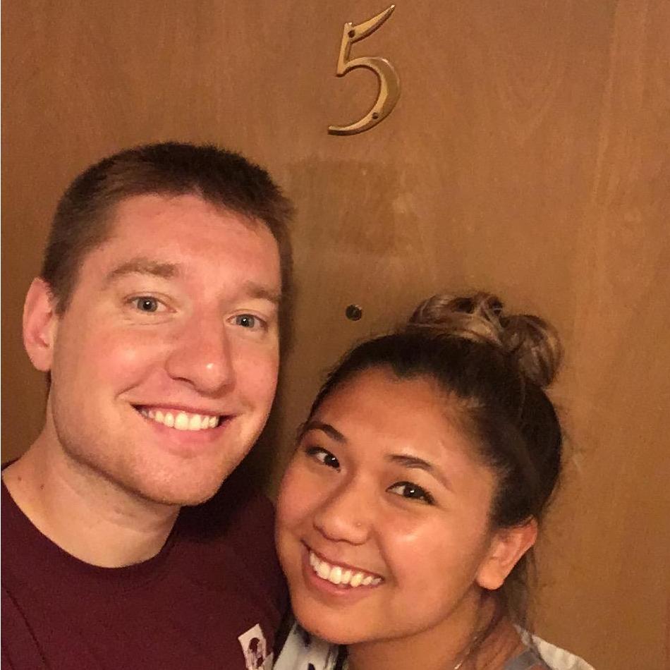 Our first apartment in Louisville together