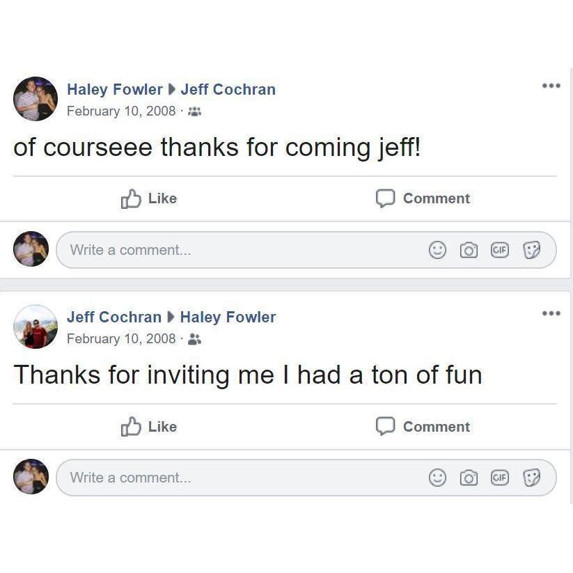 Jeff was invited to our Sweet 16