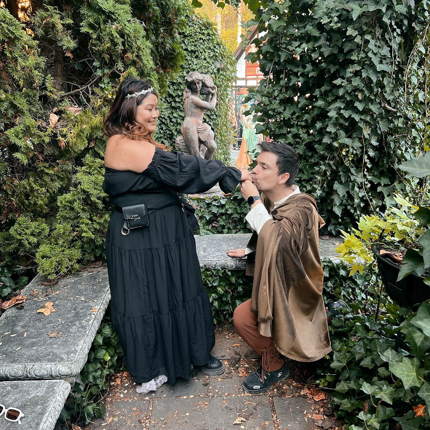 Throughout our relationship, we've enjoyed lots of ren faires.