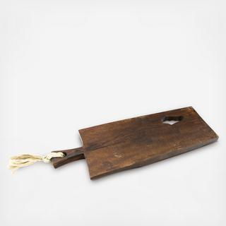 Abstract Cut-out Mango Wood Cheese Board