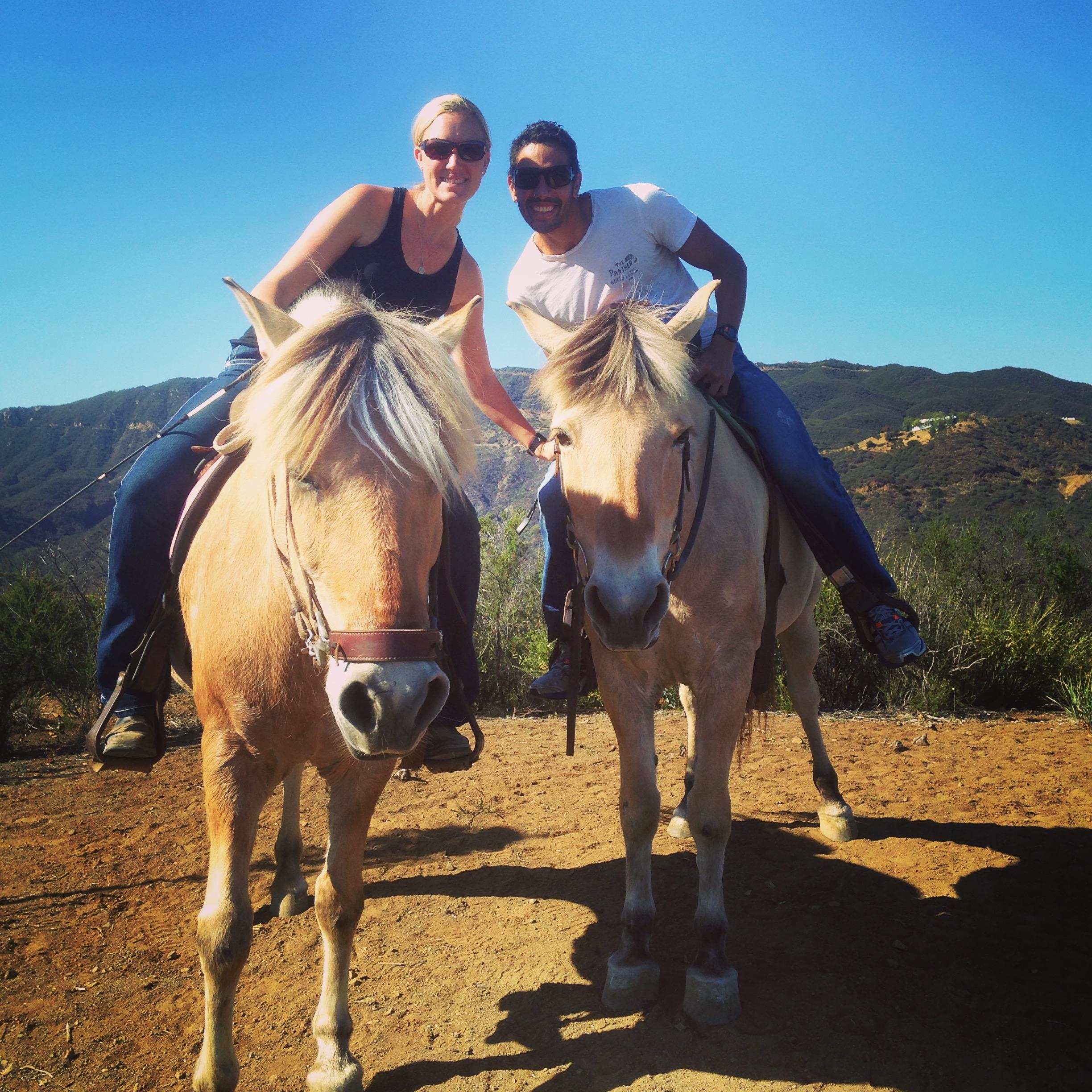 Santa Monica Mountain trail ride.