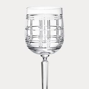 Ralph Lauren Home - Hudson Plaid Red Wine Glass