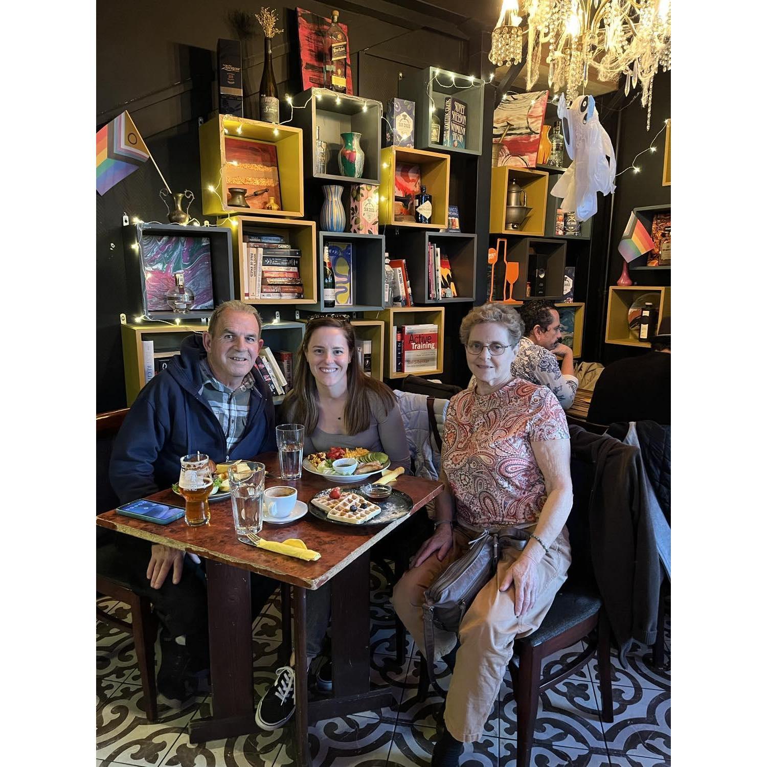 Pat & Tim with Rebecca in Hungary #jones