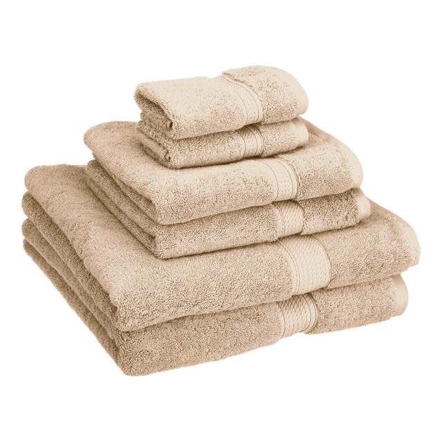 Superior 900GSM 6 PC ST Towel Set, 6PC, Stone