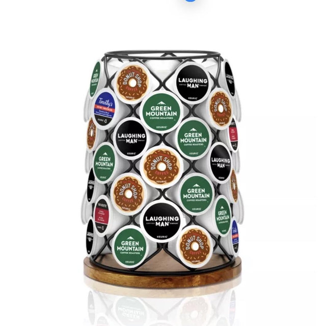 K-Cup® Pod Wood & Wire Carousel