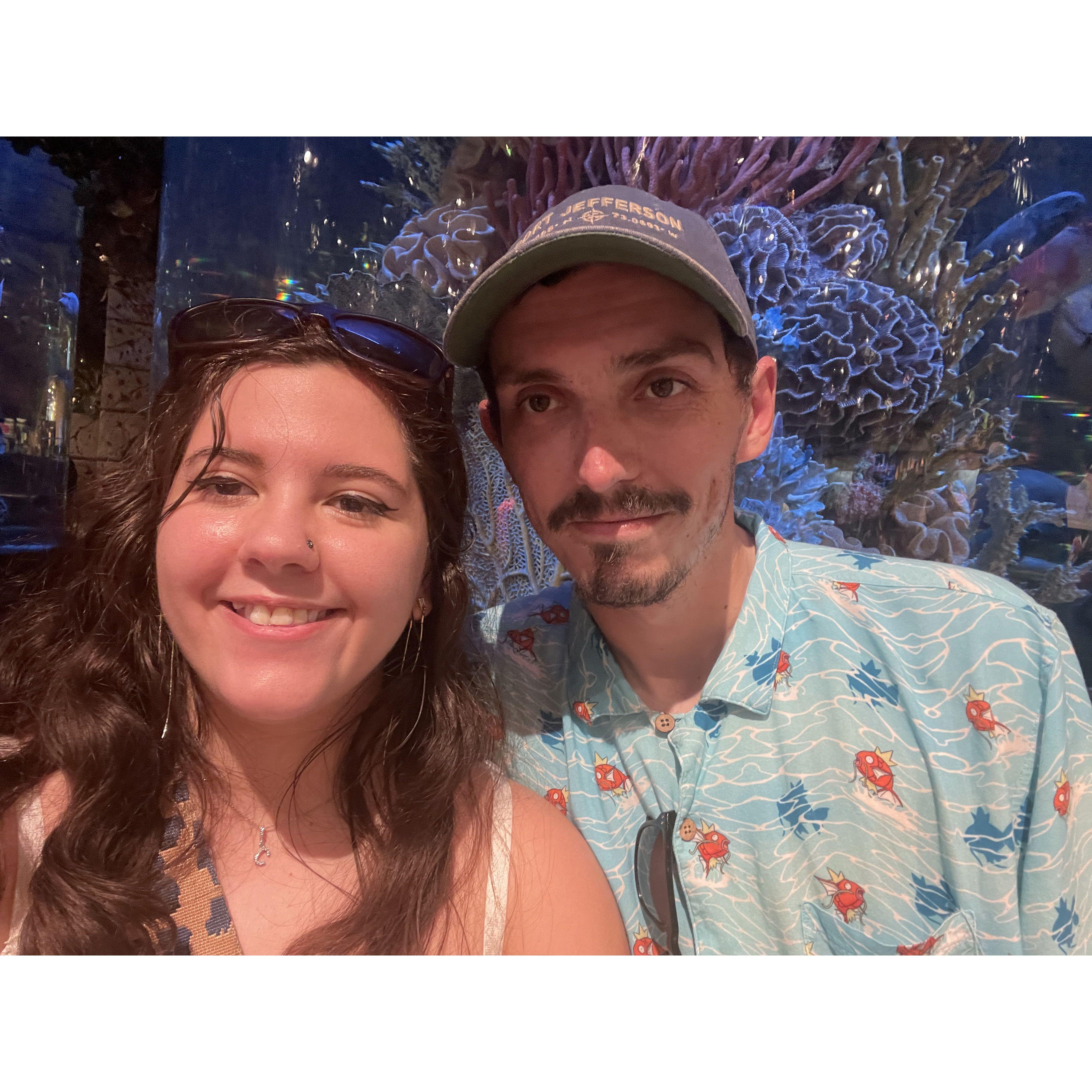 This was during one of our first dates after moving in together