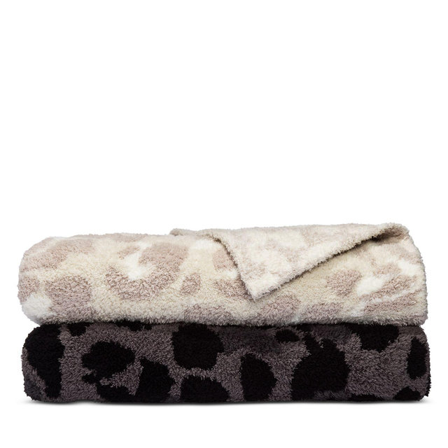 BAREFOOT DREAMS CozyChic Exploded Leopard Throw - Exclusive