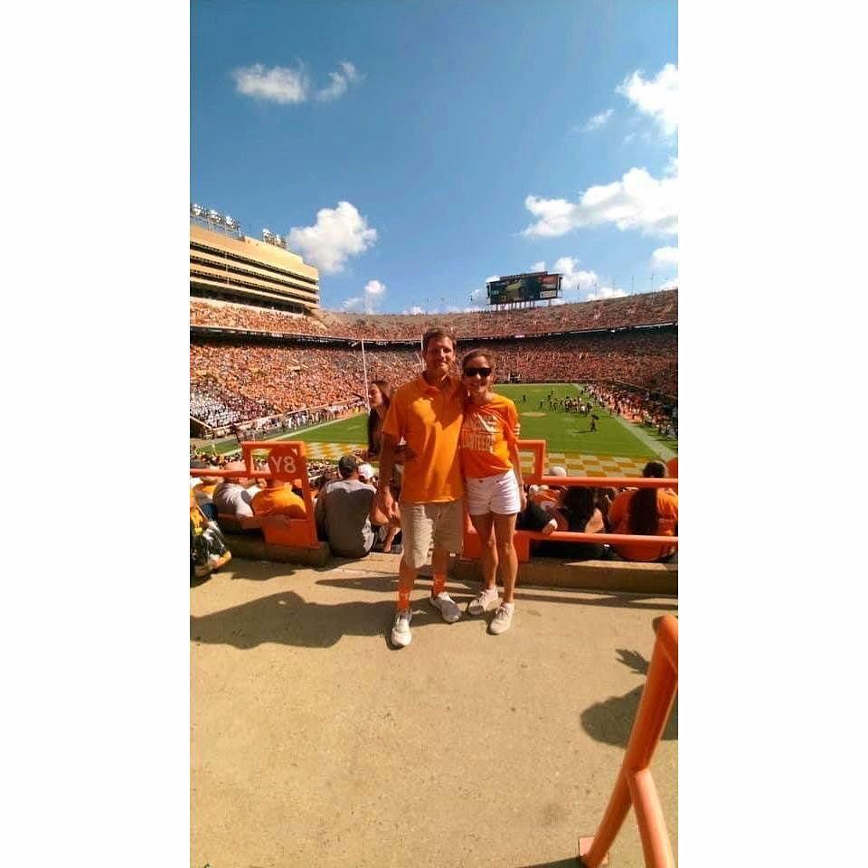Lundy wouldn't live it down if she didn't include their first TN Vols game!