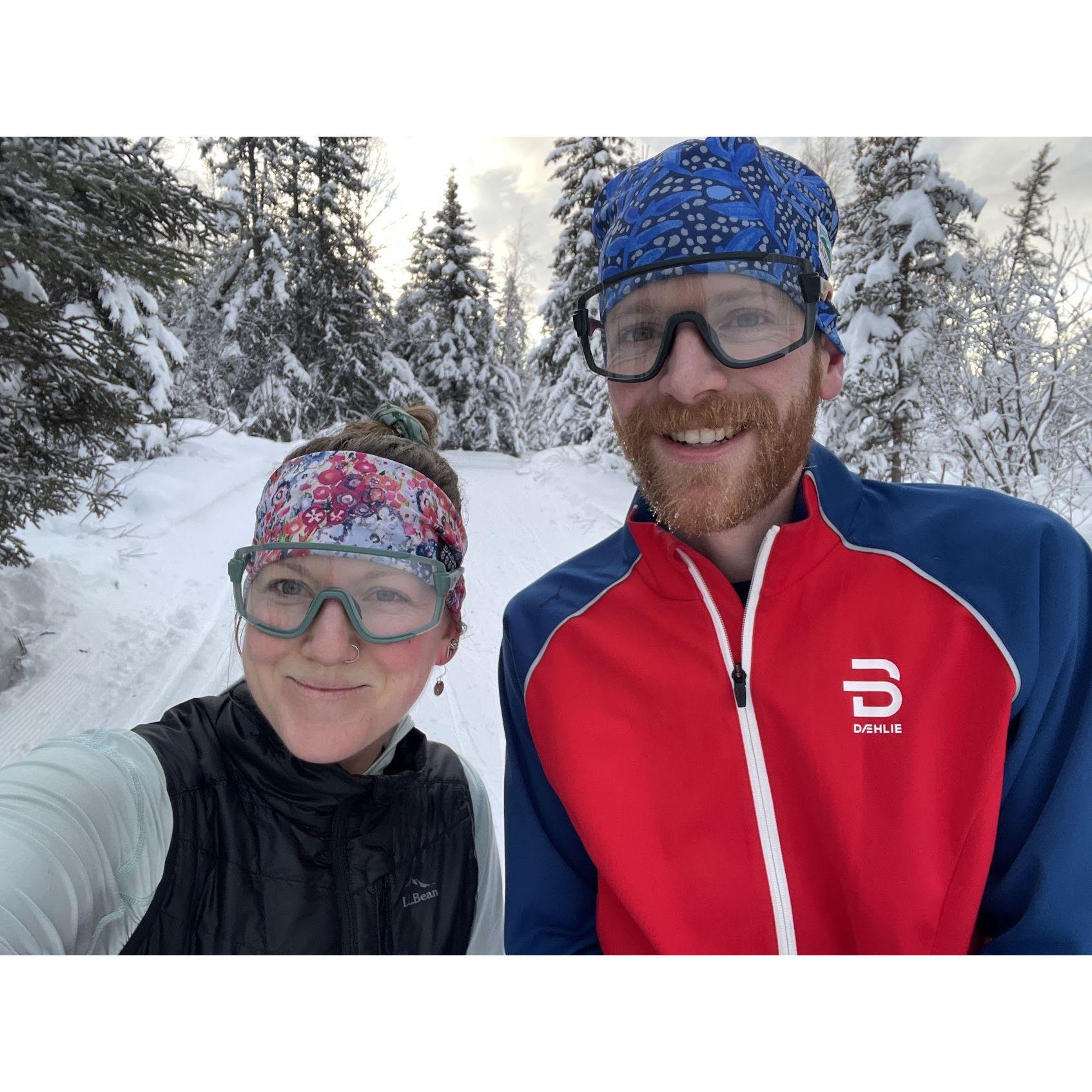 nordic skiing in Anchorage, 2023