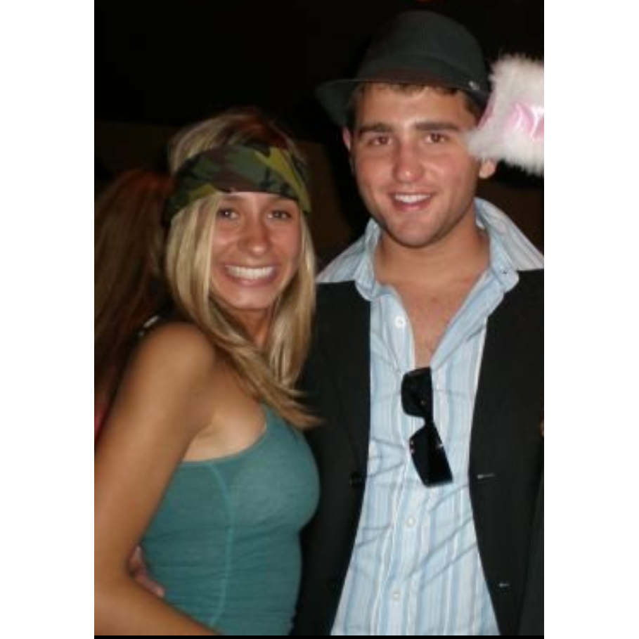 Alex was Bryce's date to a bar bash in college!