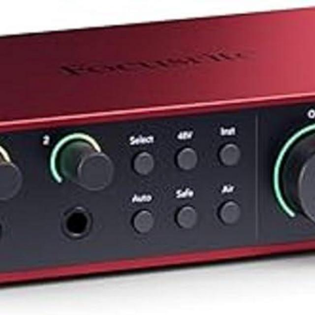 Focusrite Scarlett 2i2 4th Gen USB Audio Interface