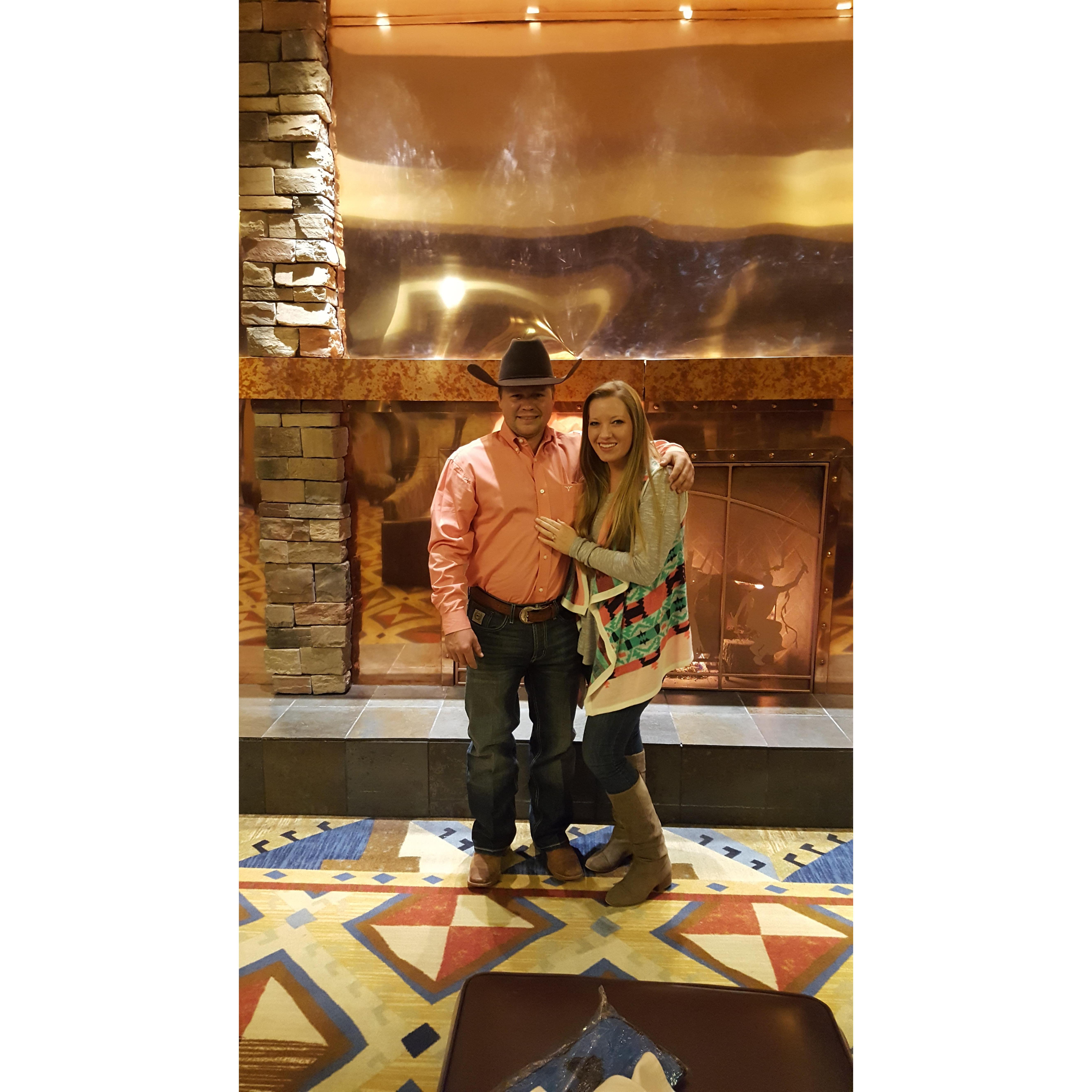 Right after he proposed! 💗