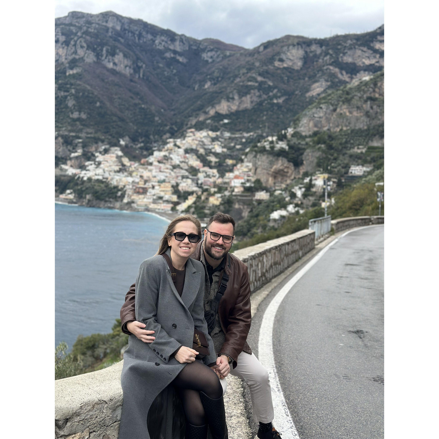 Taking in the beautiful views of the Amalfi Coast / January 17, 2025