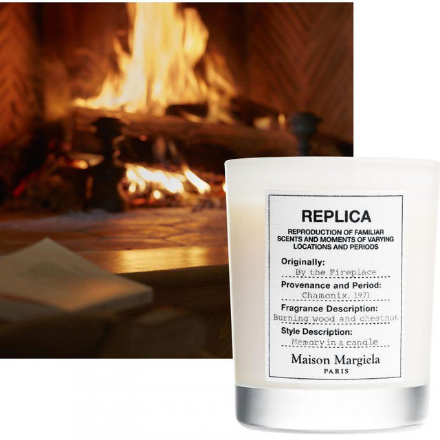 REPLICA By The Fireplace Candle