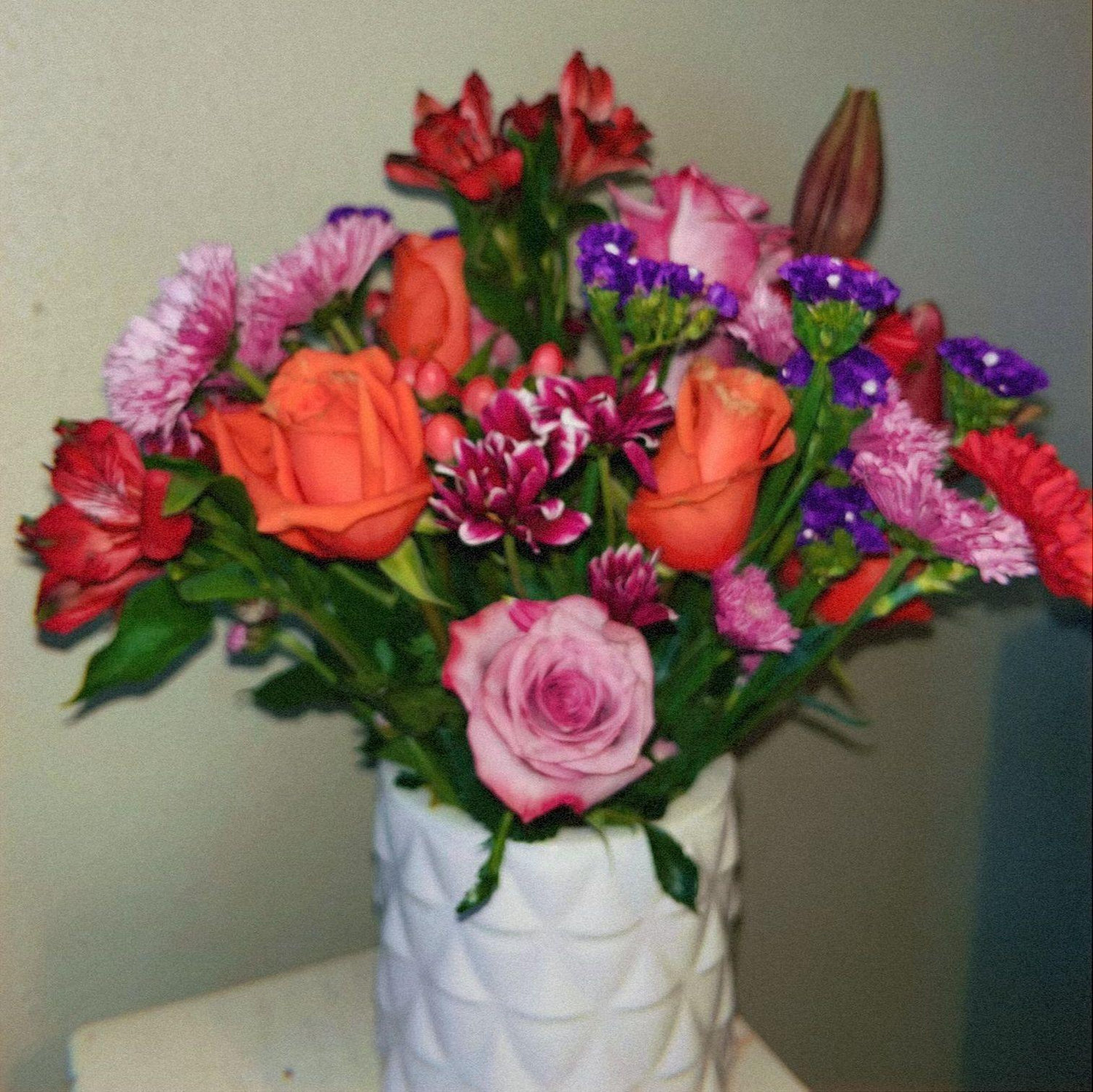The first bouquet Kale ever gave Natalie