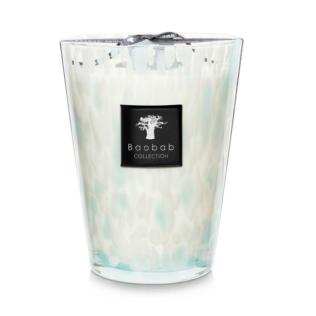 Baobab Collection Max 24 Sapphire Pearls Candle