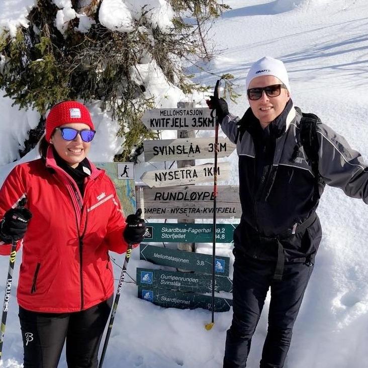 On Inês’ first cross-country tip ever, we reached our target far up in the Oslo forest after great work. Exhausted (and happy) she gently asked: “Where’s the metro back downtown?” #citygirl