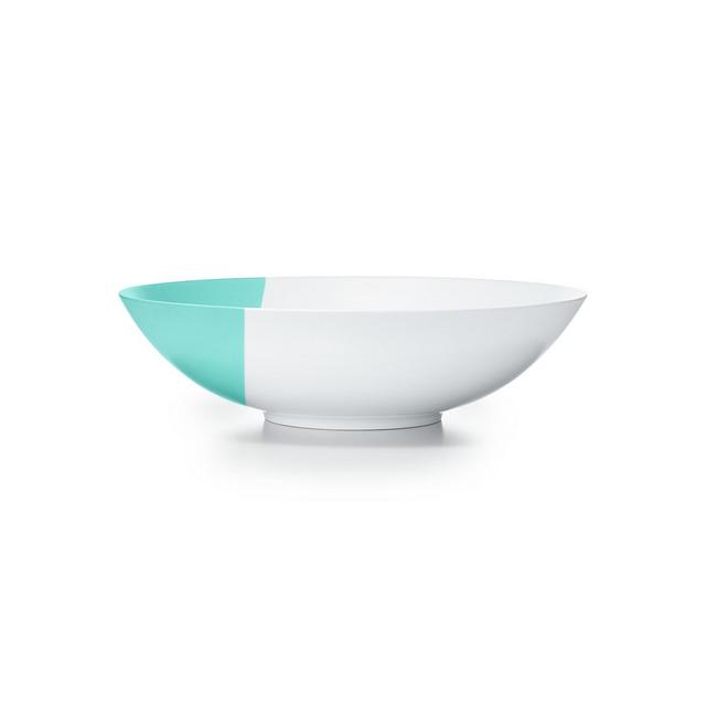 Color Block Serving Bowl