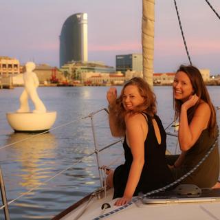2-Hour Sunset Sailing for 2 - Barcelona