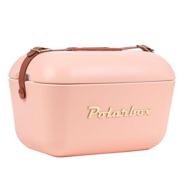 Polarbox Portable Cooler - Mini Cooler 12L, Beach Cooler, Small Portable Cooler, Vintage Cooler, Adjustable Handle, Polarbox Cooler, Mini Portable Cooler, Camping Cooler