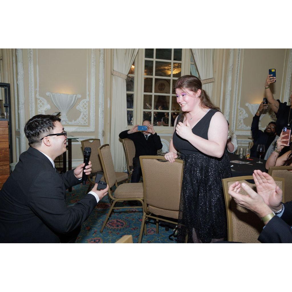 Right before Sarah said "Yes".