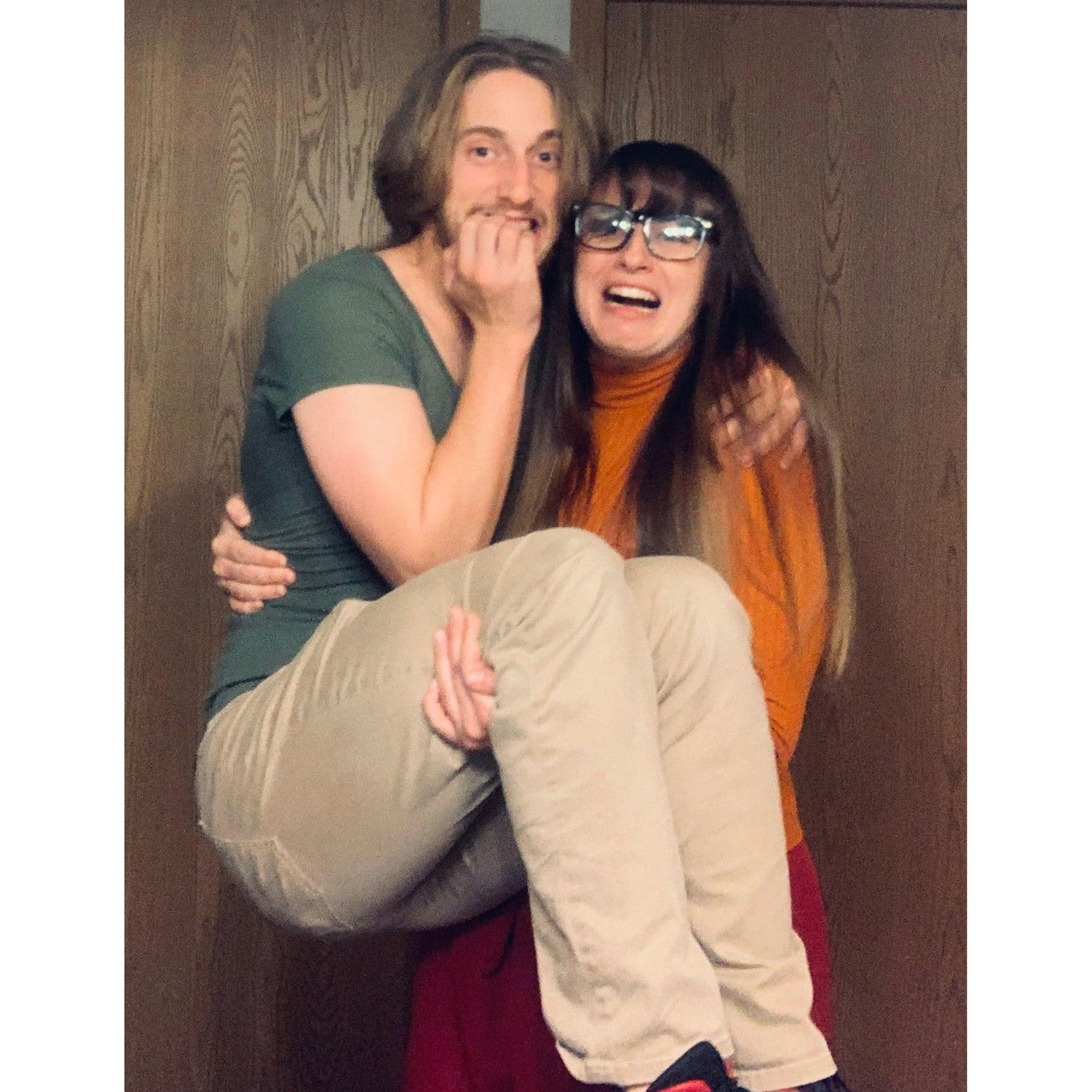 Shaggy and Velma Halloween Costume!