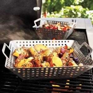 Charcoal Companion - Sur La Table Stainless Steel Grill Basket