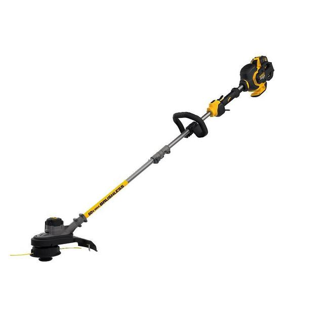 DEWALT DCST970X1 FLEXVOLT 60V MAX Lithium-Ion Brushless 15" String Trimmer, Two Speed (3.0AH)