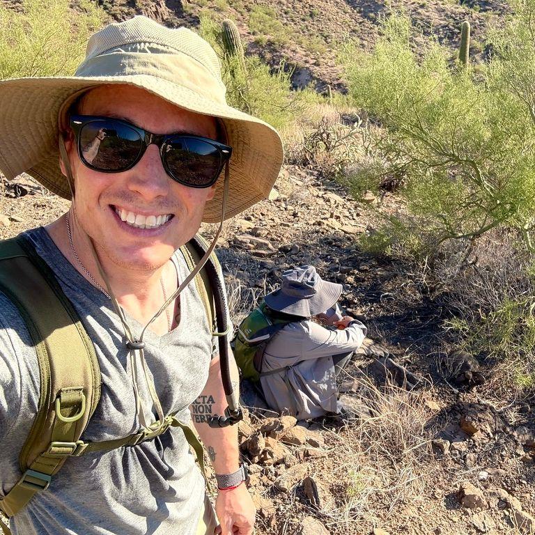 Desert Tortoise blessing our engagement
