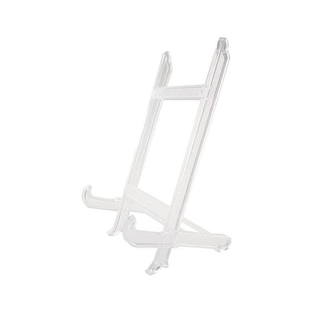 LIONWEI LIONWELI Large Plate Stand Holder Picture Frame Stand Easel Display Stand Clear