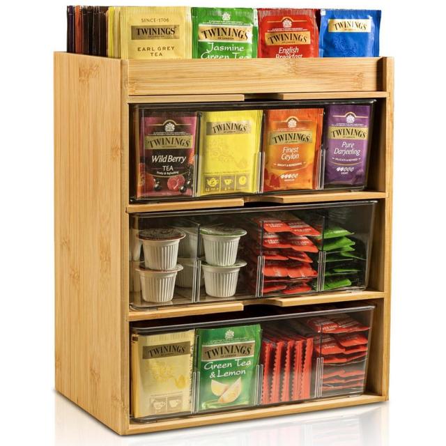 Tea Bag Storage Organizer