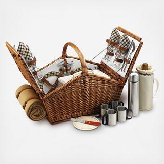 4-Person Huntsman Picnic Basket with Coffee Set