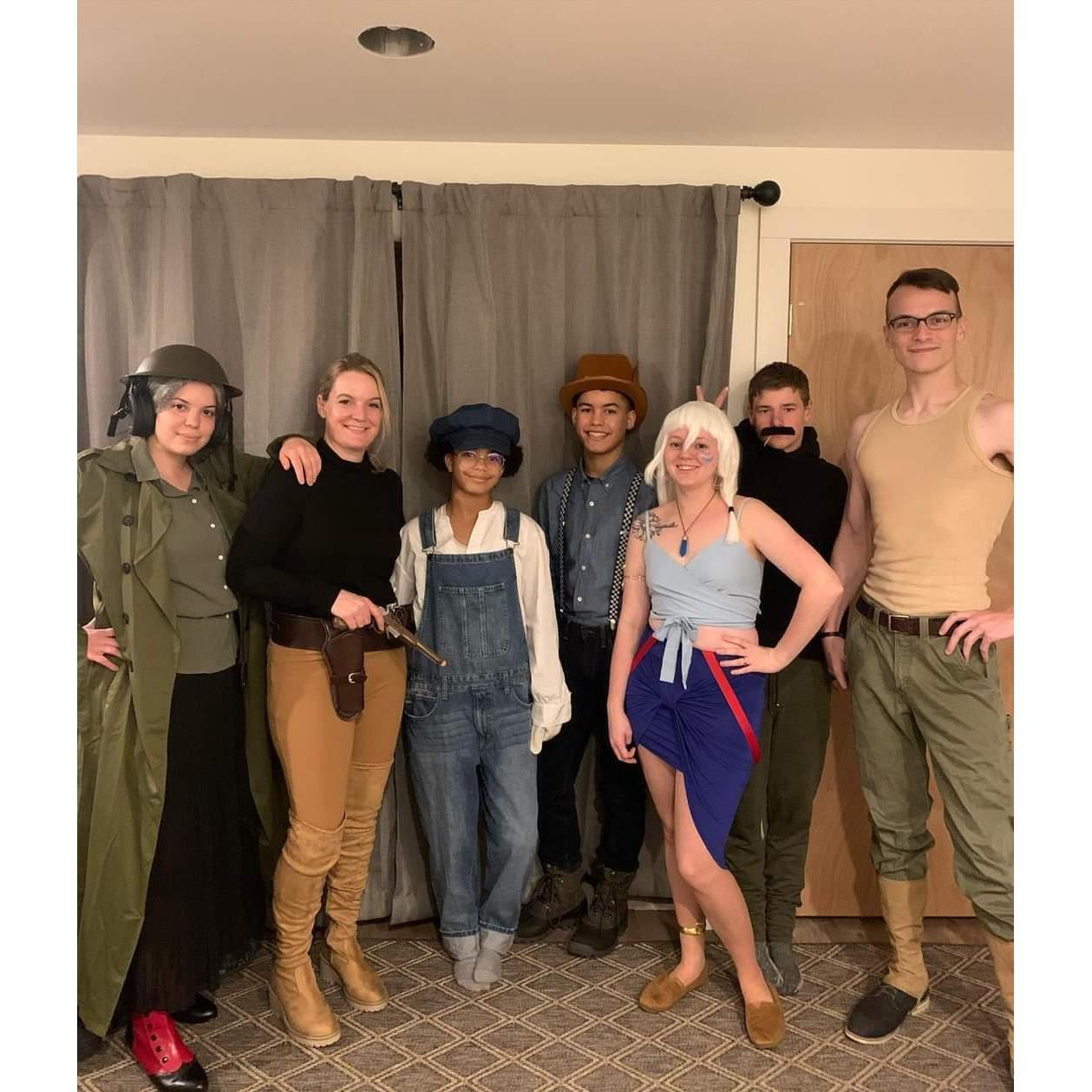 Our group costume as the Atlantis Crew - October 2021